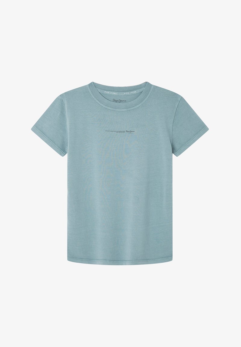 Pepe Jeans DAVIDE TEE - Triko s potiskem - quay blue