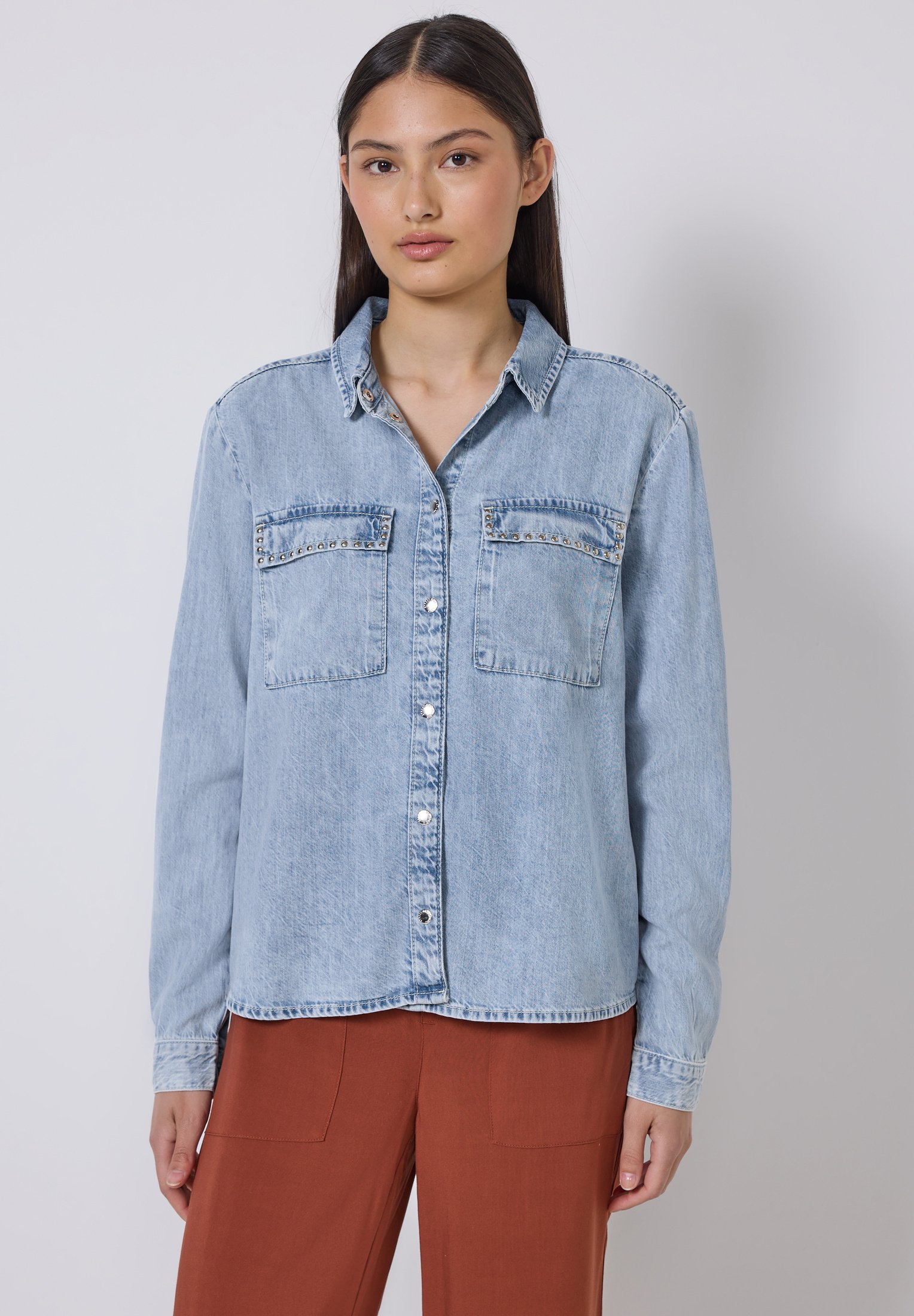 Street One Studio Jeansjacke blau/hellblau