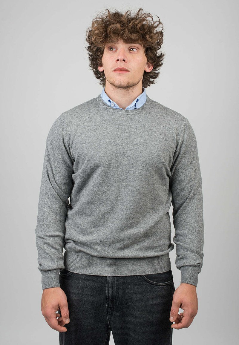 Dalle Piane Cashmere CREW NECK - Svetr - grigio