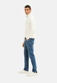 TOM TAILOR TTJOSH Slim - Blugi slim fit - used mid stone blue denim