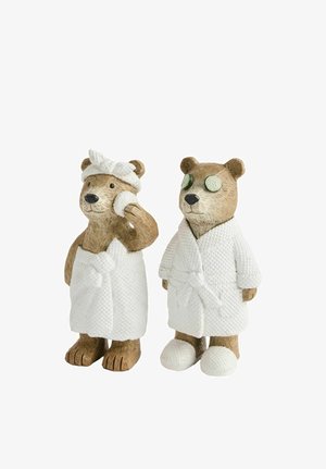 Next, UNISEX SET OF 2 BERTIE BEAR SPA ORNAMENTS - Dekoráció - natural