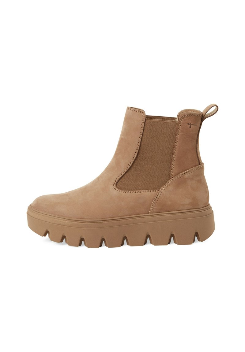 Tamaris Platform ankle boots - dune