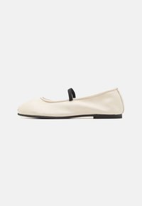AVA - Ankle strap ballet pumps - beige