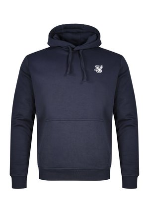 SIKSILK, ESSENTIALS  - Mikina s kapucňou - navy