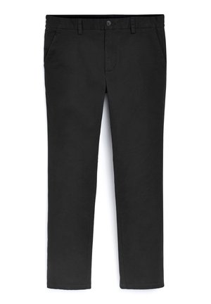 Next SLIM FIT - Vászonnadrágok - black elasticated waist