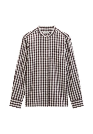 Marc O'Polo, BLOUSE, STAND UP COLLAR, LONGSLEEVE - Chemisier - dark brown