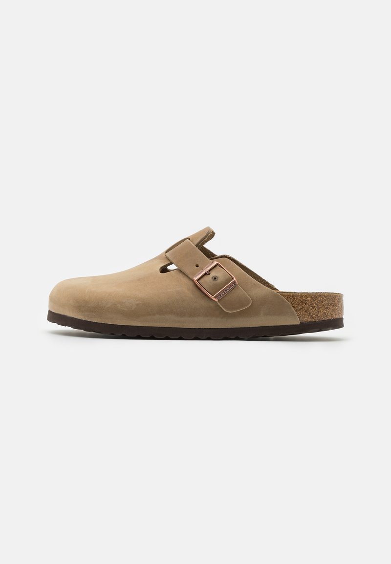 Birkenstock BOSTON LEOI UNISEX - Slippers - tabacco brown/brown 