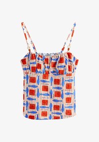 Sélectionné, red/blue fish print