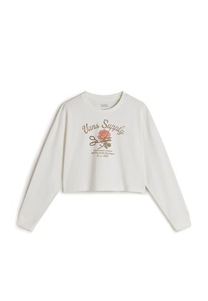 SUPPLY BOUTIQUE RELAXED FIT CROP - Long sleeved top - marshmallow