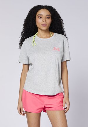 Chiemsee, T-Shirt print - m neutral gray melange