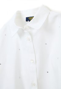 OVS WITH DIAMANTÉS. - Hemdbluse - optical white