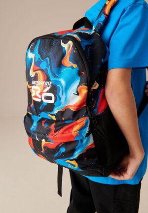 Next, REGULAR FIT - Mochila - orange glitch print