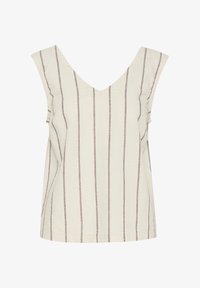 Selected, eggnog and brown stripe