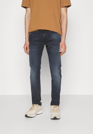 Vaqueros pitillo - dark-blue denim