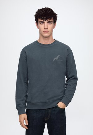 Marc O'Polo, LONGSLEEVE PRINT ROCK - Суитшърт - pepercorn grey