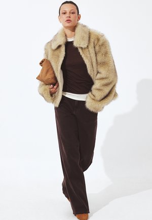 ZIP DETAIL - Zimná bunda - beige melange