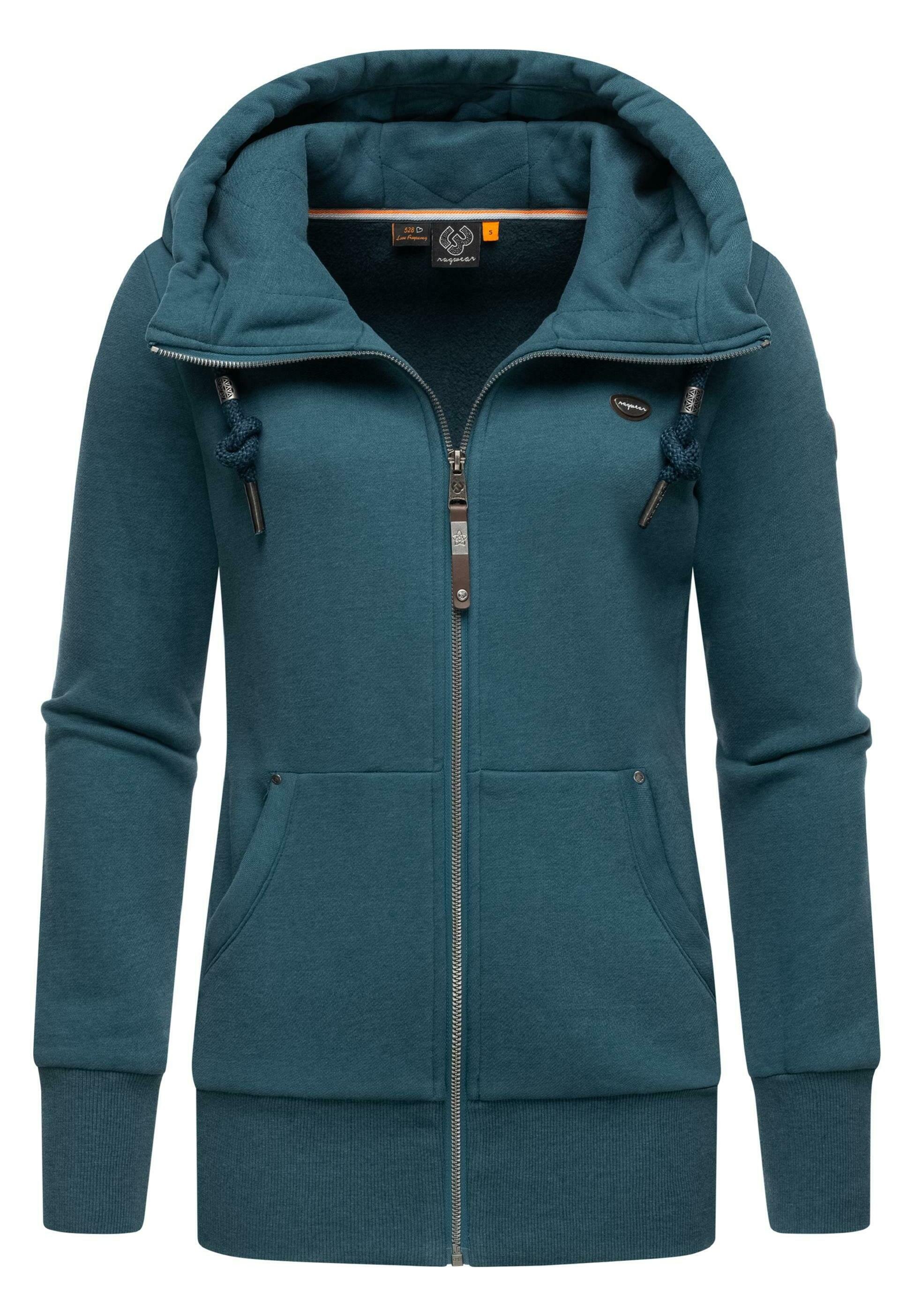 Ragwear Sweatjacke Petrol Damen Ragwear Zip-up Sweatshirt