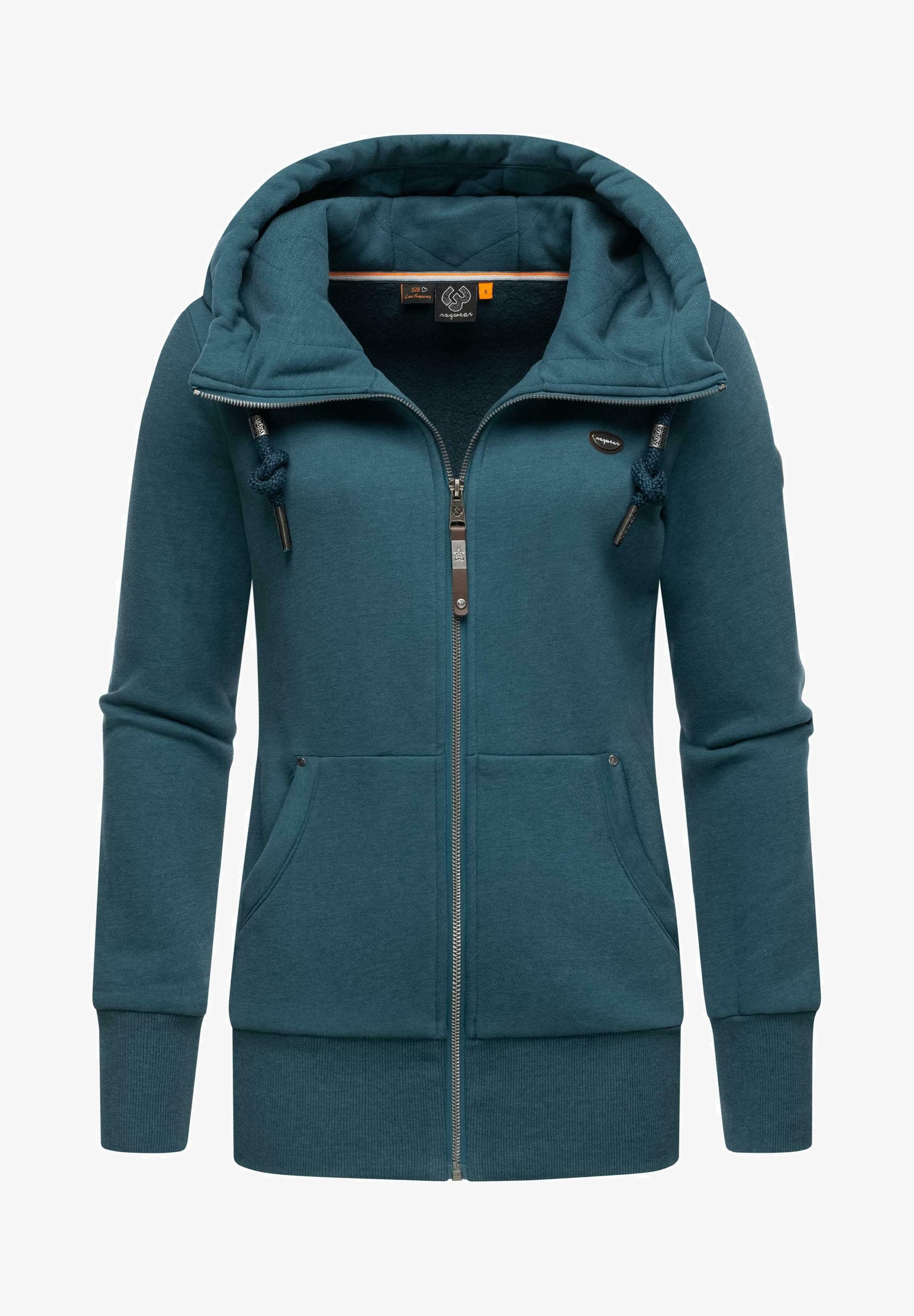 Ragwear Sweatjacke Petrol Damen Ragwear Zip-up Sweatshirt