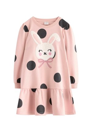 AOP PILE APPLIQUE - Freizeitkleid - light dusty pink