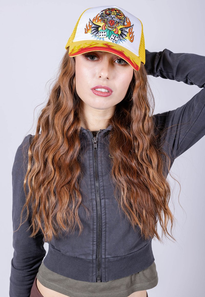 Ed Hardy TIGER DICE  - Cap - yellow