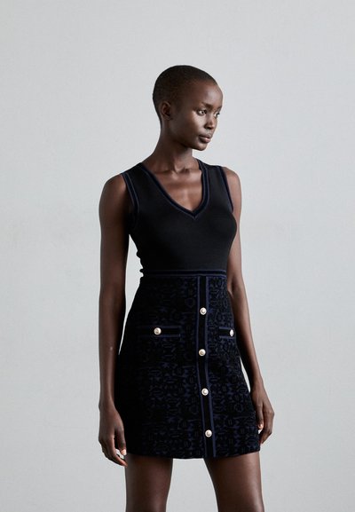 Maje Day dress - noir/marine