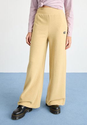 WIDE LEG JOGGER - Träningsbyxor - khaki stone