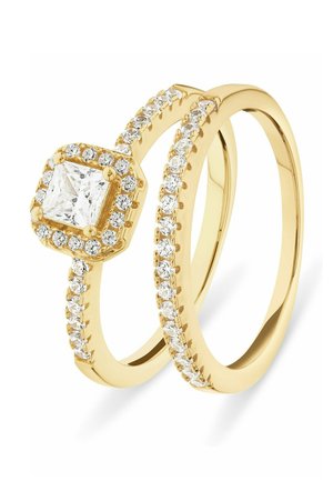 SET - Ring - gelbgold-coloured