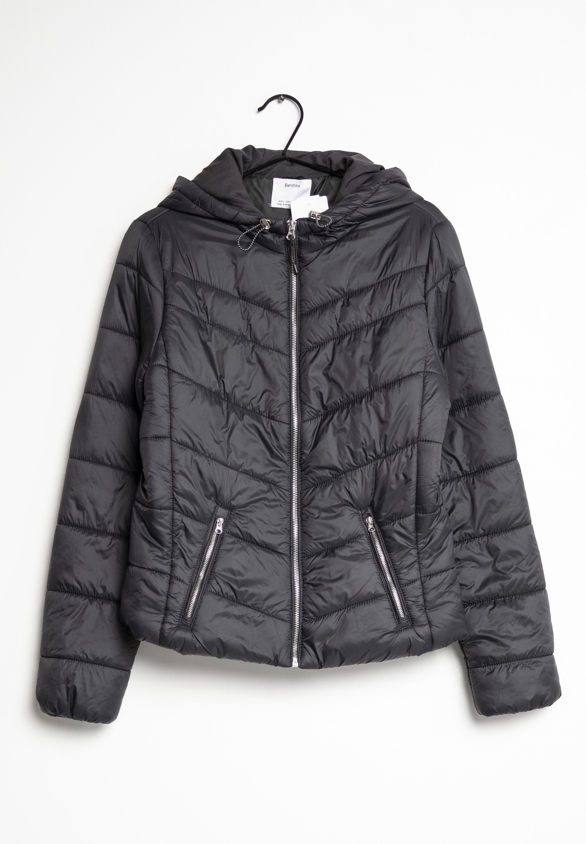 Chaqueta Negra Bershka Anorak Mujer Chaqueta Biker Bershka