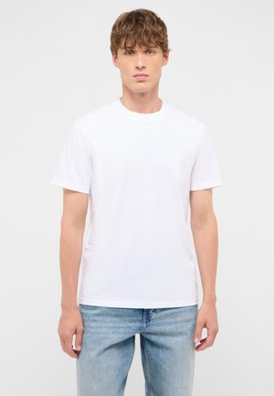 Mustang, T-Shirt basic - weiß