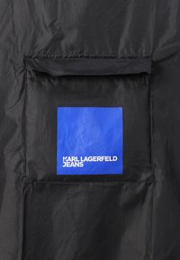 Karl Lagerfeld Jeans BOX LOGO HOODED PONCHO - Κάπα - black