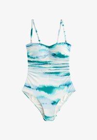 Non sélectionné, white blue tie dye