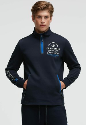 MIT RÜCKEN-ARTWORK - Sweatshirt - blue navy