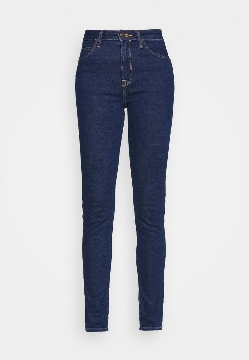 Lee Jeans Skinny Fit donkerblauw denim