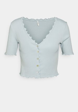 ONLY Petite ONLLAILA BUTTON - T-shirts print - cashmere blue