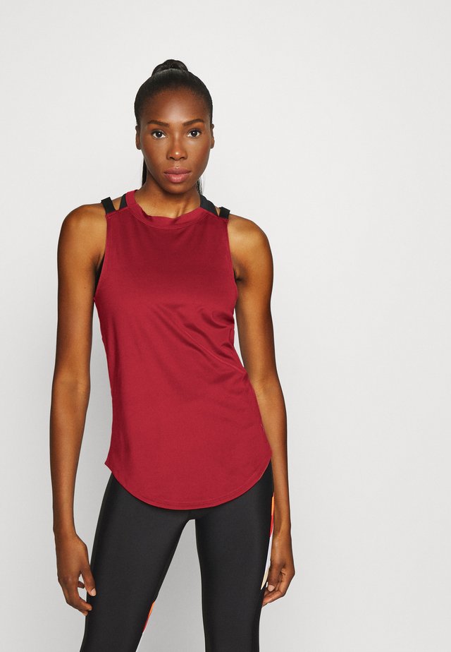 SPORT 2 STRAP TANK - T-shirt de sport - cinna red