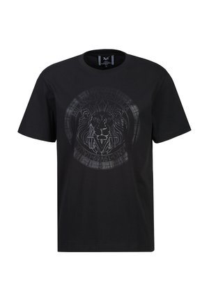19V69 Italia, RAFAEL LION HEAD - T-Shirt print - black