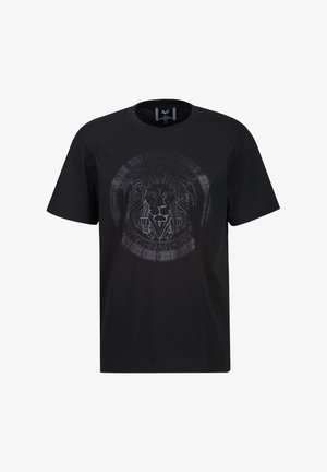 19V69 Italia, RAFAEL LION HEAD - T-Shirt print - black