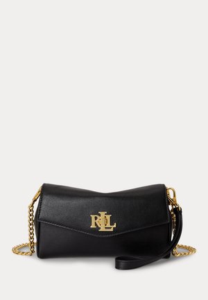 Lauren Ralph Lauren, NAPPA LEATHER TANNER CROSSBODY WALLET - Дамска чанта - black