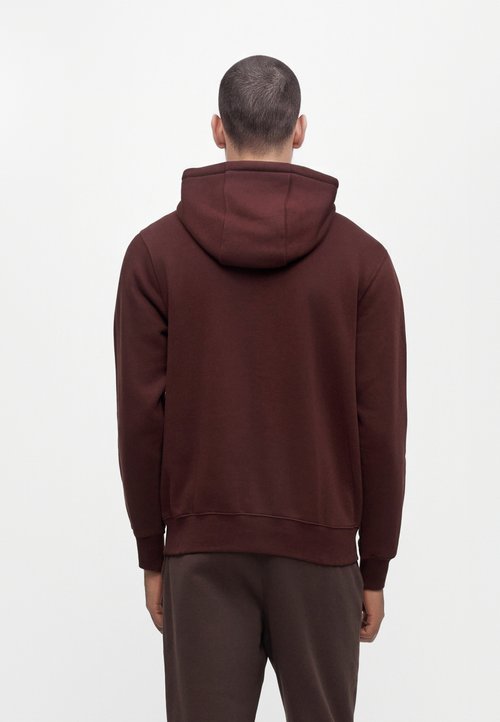 Nike CLUB HOODIE - Hoodie - burgundy crush/metallic gold-coloured — foto 3
