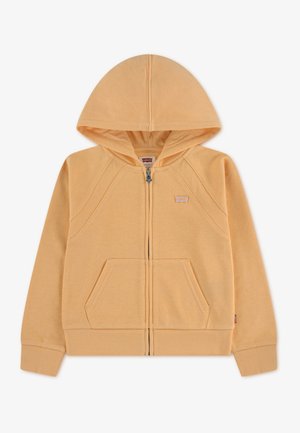 MEET AND GREET - Športna jopa s kapuco na zadrgo - peach cobbler