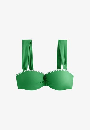 SHAPING PADDED BANDEAU STANDARD - Zgornji del kopalk - green pique