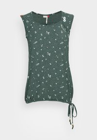 Não selecionado, dark green