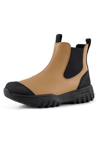 Woden MAGDA - Botines con plataforma - karamell
