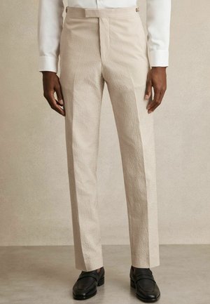 Suit trousers - oatmeal white