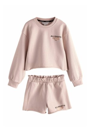 smALLSAINTS, REGULAR FIT - LOVER SWEATSHIRT AND SWEAT SHORTS SET . - Sweatshirt - light pink