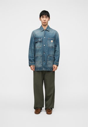 ADEN CHORE COAT - Jeansjacke - blue  grind washed
