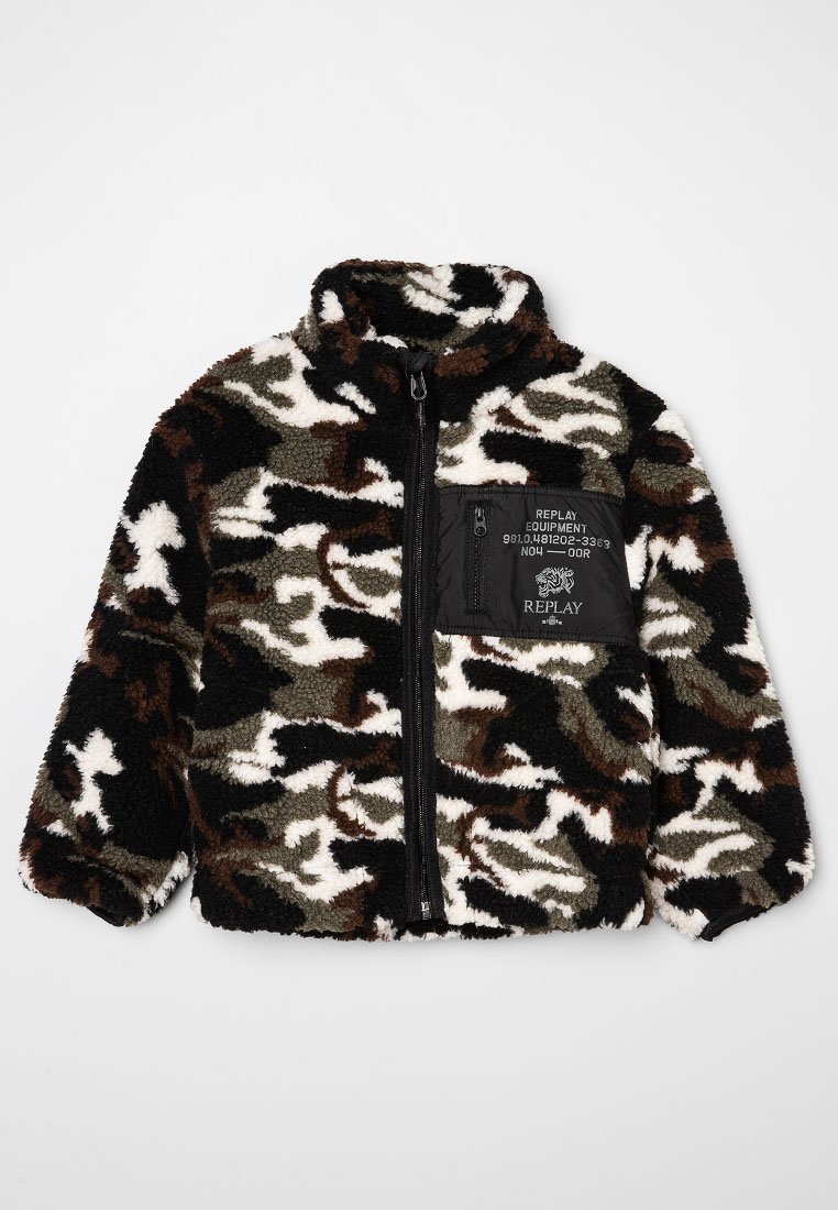 Replay Fleecejas meerkleurig Replay Fleecejas meerkleurig