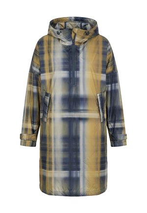 LAURASØN, OMBRE PLAID RAIN PONCHO - Regenjas - pale yellowy green