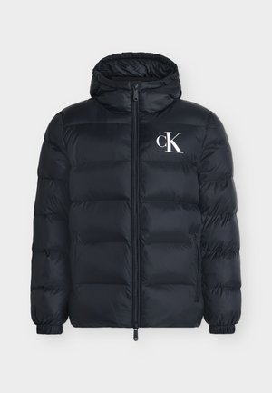 Calvin Klein Jeans, LS LTWT NYLON PADDED HOODED PUFF - Veste d'hiver - dark sapphire