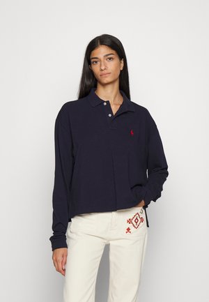 LONG SLEEVE - Polo - hunter navy